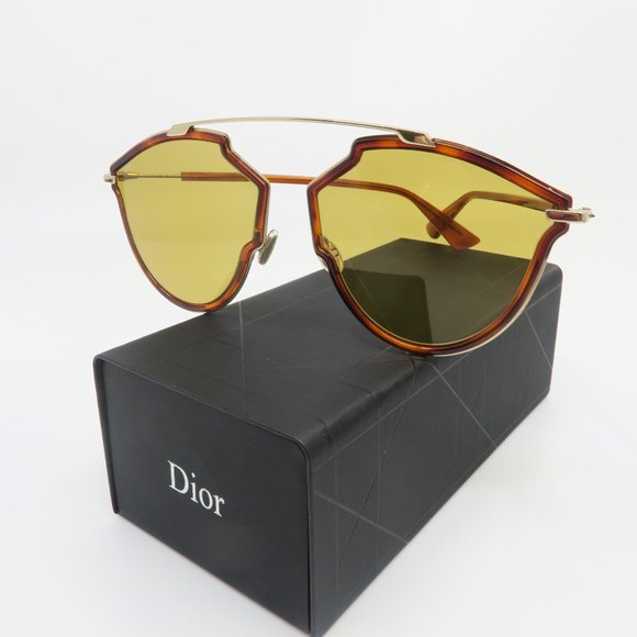 Dior Other - Christian Dior SOREAL RISE 06J70 Gold-Tortoise/Brown Unisex New Sunglasses